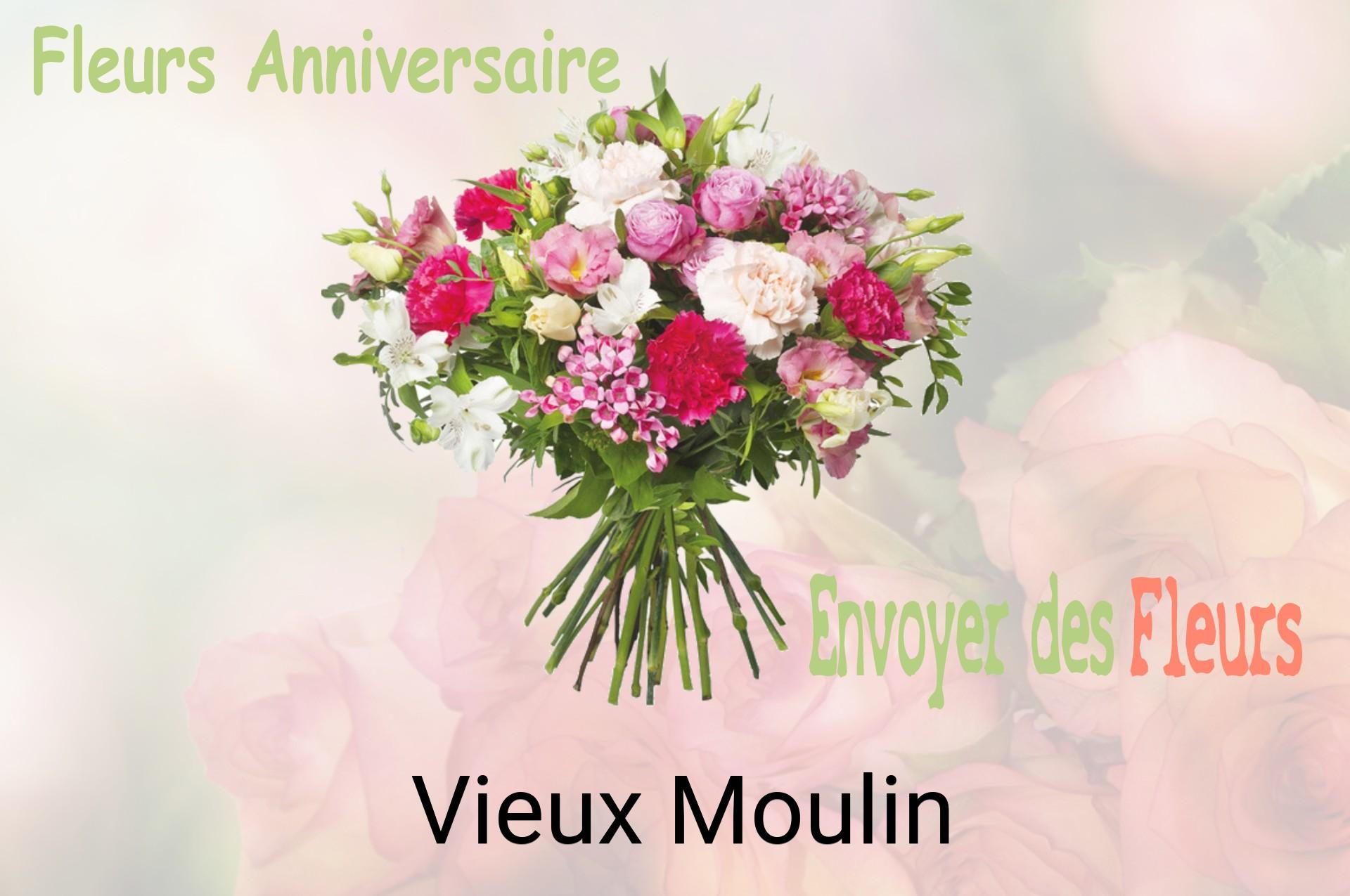 Bouquet de fleurs d’anniversaire livré à Vieux-Moulin