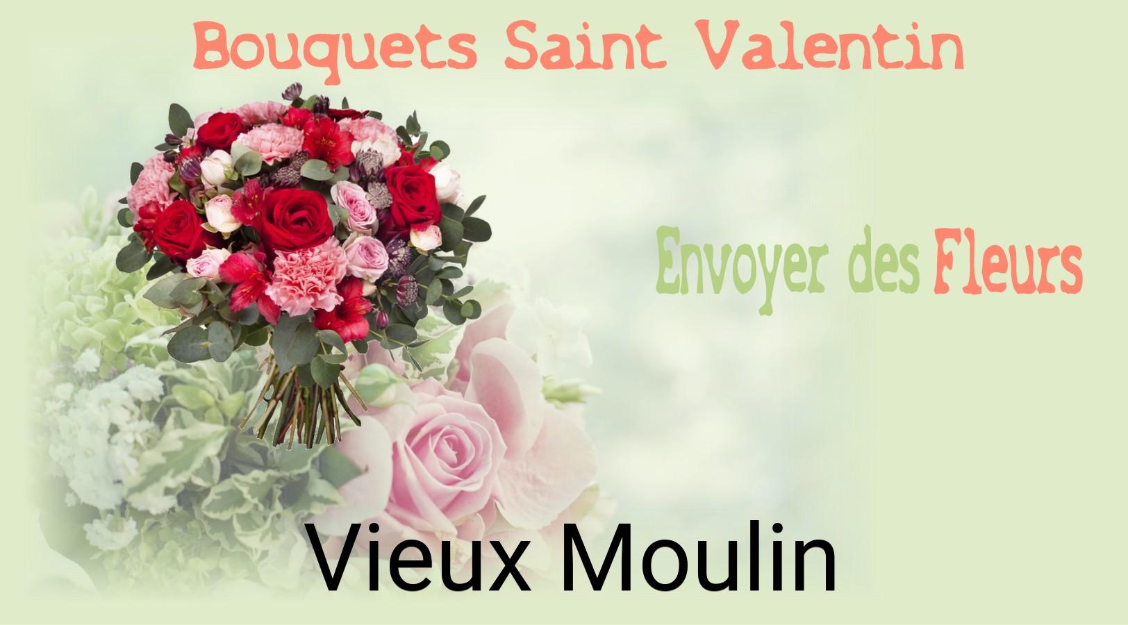 Roses de Saint-Valentin livrées à Vieux-Moulin